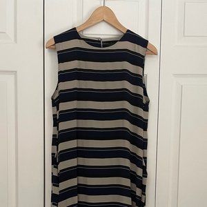 No. 6 Striped Silk Dress